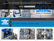 Tablet Screenshot of gmrpresse.it